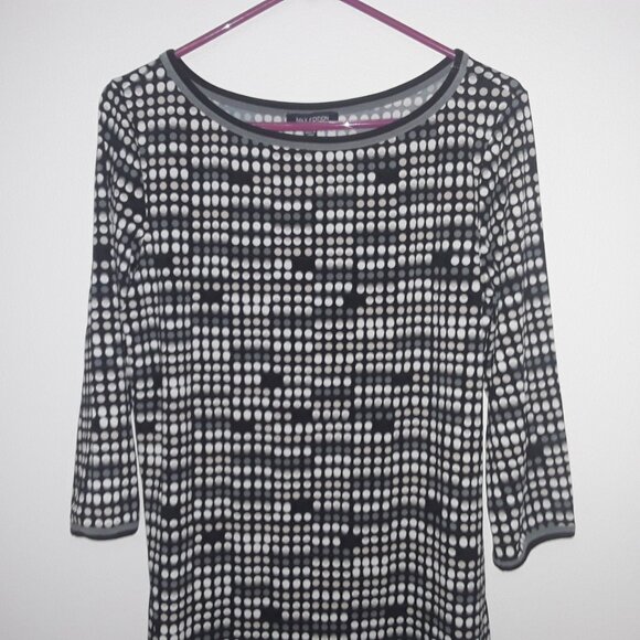 Max Edition Ladies Lg. Dotted Print Multi Colored Dress - Picture 2 of 5